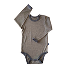 Body muskat braun, Merinowolle & Seide (bio/GOTS)