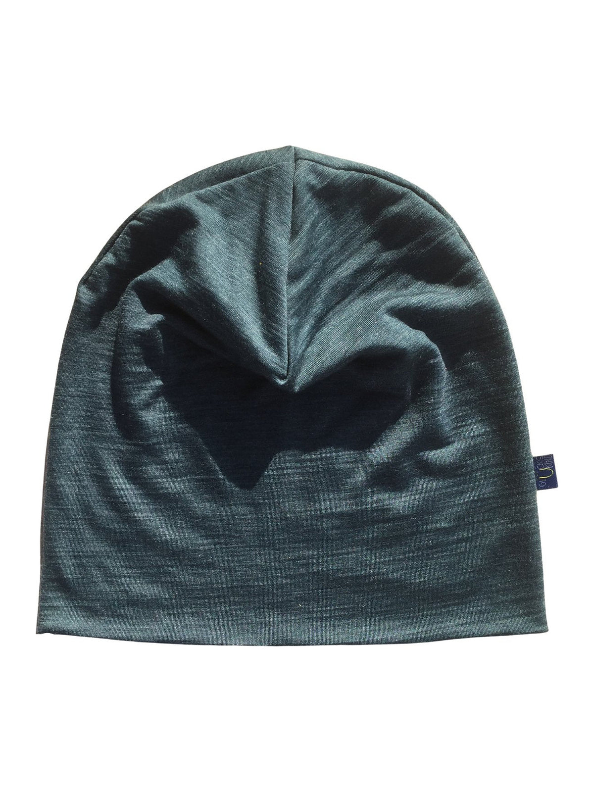 Glückskind Haube Damen/Herren schiefer aus Merinowolle und Tencel (bio/GOTS) - by heywool, Freisteller #ay