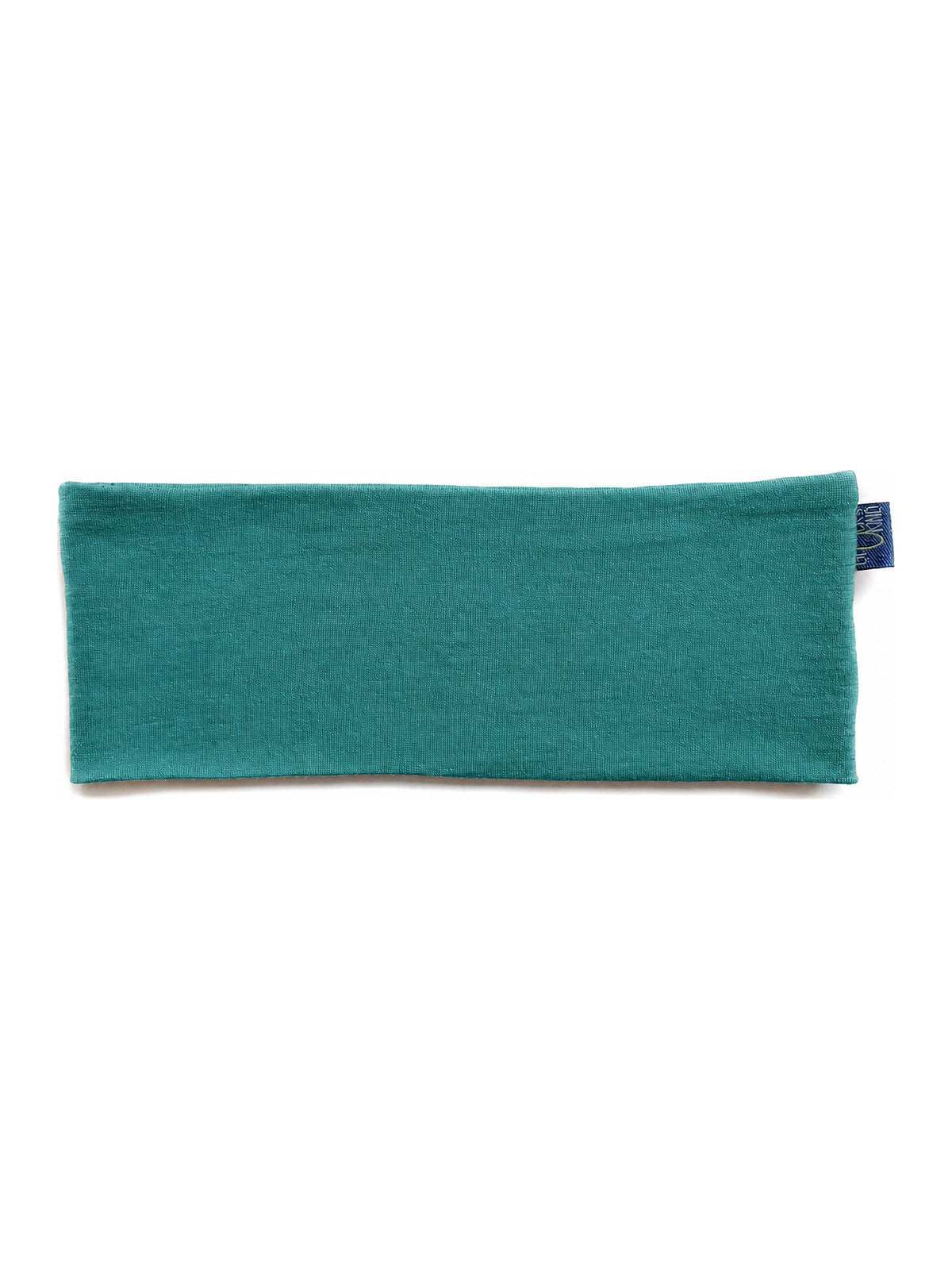 Glückskind Stirnband smaragd aus Merinowolle und Seide (bio/GOTS) - by heywool, Freisteller #ay