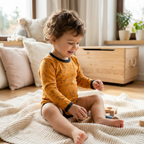 Body sonnengelb Fuchs, Merinowolle & Seide (bio/GOTS)