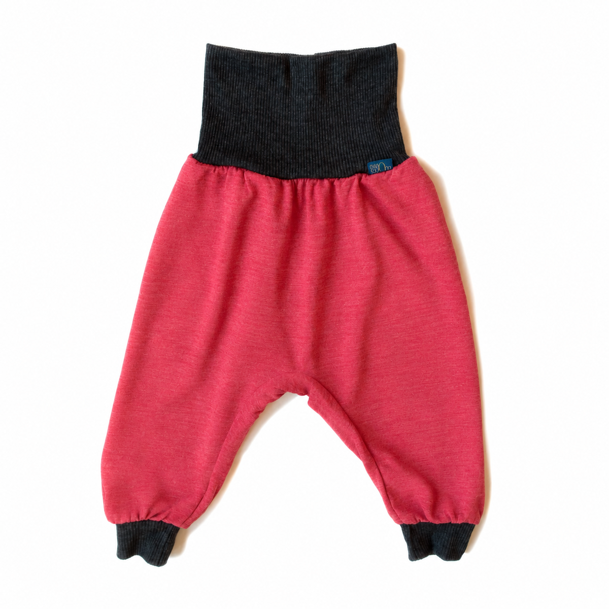 Hose himbeere uni, Merinowolle & Seide (bio/GOTS)