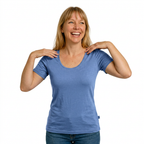 Damen T-Shirt lavendel, 100% Tencel