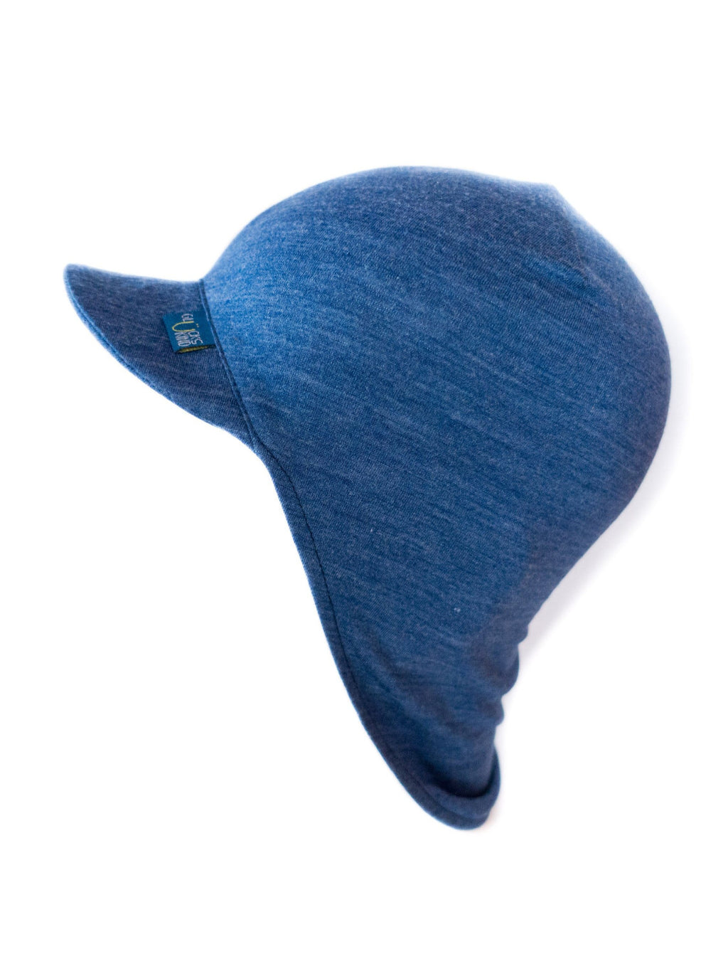 Glückskind Sommerkappe royal blau, Merinowolle & Seide (bio/GOTS)