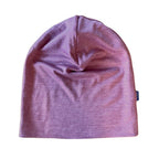 Haube Damen rose, Merinowolle & Seide (bio/GOTS) - Glückskind - Haube - L (bis KU 58cm)