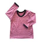 Shirt rosé, Merinowolle & Seide (bio/GOTS) - Glückskind - Shirt - 74-80